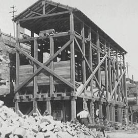 Asphalt mixing plant, Wattle Street Depot, corner Fig and Wattle Streets Ultimo, 1930