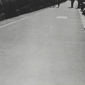 Footpath, Young Street Sydney, 1930