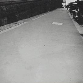 Footpath, Young Street Sydney, 1930