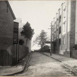 Print - Clapton Place extension, Darlinghurst, 1921