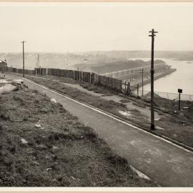 Print - Jones Bay Wharves from Ways Terrace Pyrmont, 1937