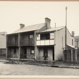 Print - Terrace houses on Pine Street Chippendale, 1937