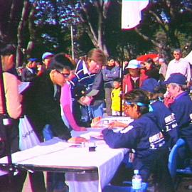 City Staff in action at Pins in the Park, Hyde Park North, Sydney, 2000