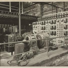 Print - Construction of the Municipal Council of Sydney Motor Garage, Darlinghurst, 1918
