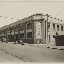 Print - Construction of the Municipal Council of Sydney Motor Garage, Darlinghurst, 1918