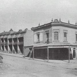 Print - Construction of the City Municipal Fruit Market Building Number 3 in Haymarket, 1910