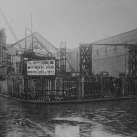 Print - Construction of the Hippodrome, Haymarket, 1914