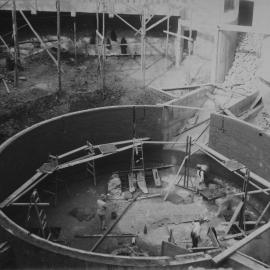 Print - Construction of the Hippodrome, Haymarket, 1915