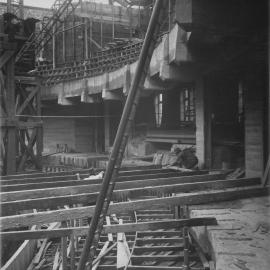 Print - Construction of the Hippodrome, Haymarket, 1915