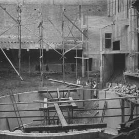 Print - Construction of the Hippodrome, Haymarket, 1915