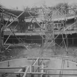 Print - Construction of the Hippodrome, Haymarket, 1915