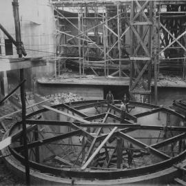 Print - Construction of the Hippodrome, Haymarket, 1915