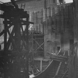 Print - Construction of the Hippodrome, Haymarket, 1915