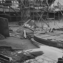 Print - Construction of the Hippodrome, Haymarket, 1915