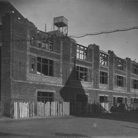 Print - Construction of Sydney Municipal Council Store, Haymarket, 1915