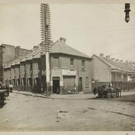 Print - Streetscape, corner of Harbour and Liverpool Streets Sydney, 1915