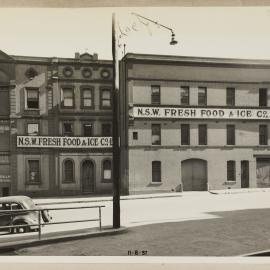 Print - NSW Fresh Food & Ice Company, Harbour Street Sydney, 1937