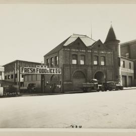 Print - NSW Fresh Food & Ice Company buildings, Harbour Street Sydney, 1937