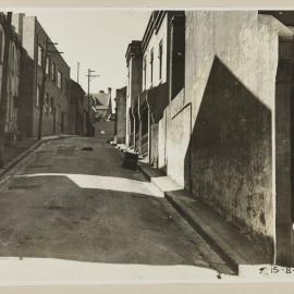 Print - Buildings along Goodchap Street Surry Hills, 1940