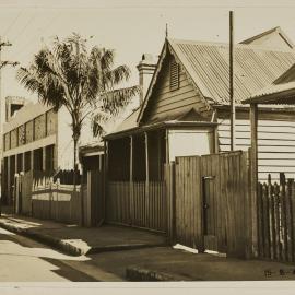 Print - Streetscape with cottage, Purkis Street Camperdown, 1940