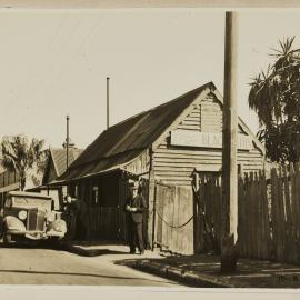 Print - Streetscape with Wilson & Son Blacksmith, Purkis Street Camperdown, 1940