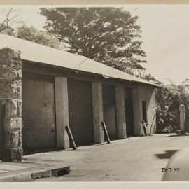 Print - Garages, Billyard Avenue Elizabeth Bay, 1940