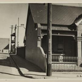 Print - Streetscape realignment, Lambert Street Camperdown, 1940
