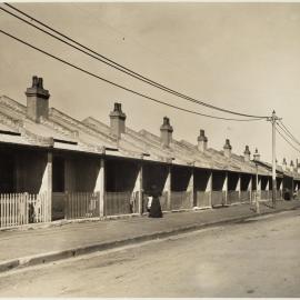 Print - Houses along Bay Street Ultimo, 1906