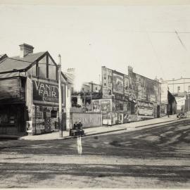 Print - Buildings from corner of Campbell, Wexford and Elizabeth Streets Surry Hills, 1906