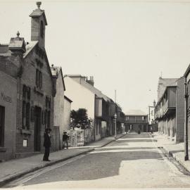 Print - Streetscape with Chinese Church in Foster Street Surry Hills, 1906