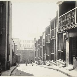 Print - Resumption of Wexford Street and clearance of surrounding slums, Surry Hills, circa 1906