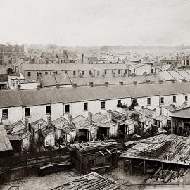 Print - Area of Wexford Street resumption in Surry Hills, 1906