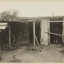 Print - Frank Coleman fuel merchant yard and stables, Fitzgerald Street Camperdown, 1922