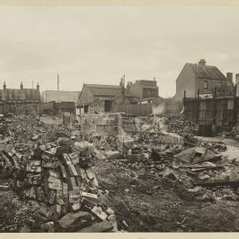 Print - Old Glass Works in Camperdown, 1923