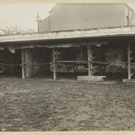 Print - Stables, corner of Denison and Bishopgate Streets Camperdown, 1922