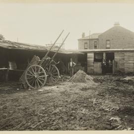 Print - Buildings and yard, corner of St Mary and Marmion Streets Camperdown, 1922