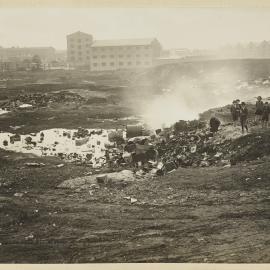 Print - Fowler's Tip, Pyrmont Bridge Road Camperdown, 1922