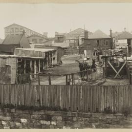 Print - Stable yard on Susan Street Annandale, 1923