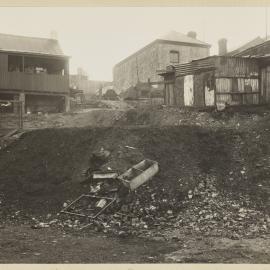 Print - Manure dump and houses on Susan Street Annandale, 1923