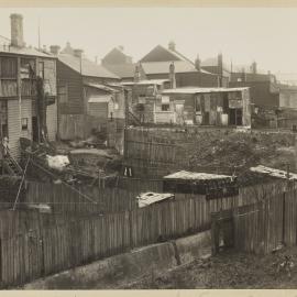 Print - Houses and backyards from Johnson's Creek Annandale, 1923