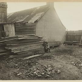 Print - Cottage and vacant block, Grove Street Camperdown, 1922