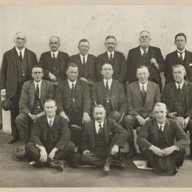 Print - City Council Health Department employees, circa 1922-1923