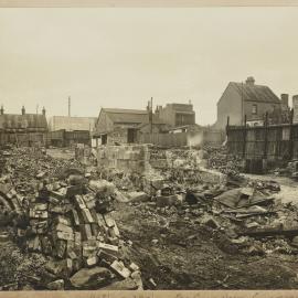 Print - Old Glass Works in Camperdown, 1922