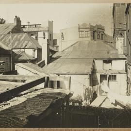 Print - Buildings and houses on Pelican Street Surry Hills, 1922