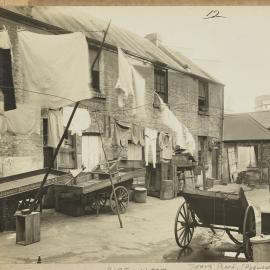 Print - Houses in Seals Place Pyrmont, 1922