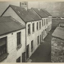 Print - Terrace housing on Campbell Street Newtown, 1922