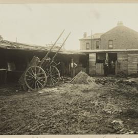 Print - Buildings and yard, corner of St Mary and Marmion Streets Camperdown, 1922