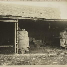 Print - Craig Edwin grocer sheds and yard, Denison Street Camperdown, 1922