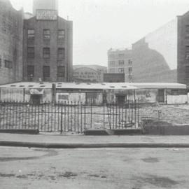 Print - Demolition of Queens Court, Dalley Street Sydney, 1922