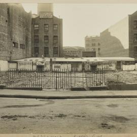 Print - Demolition of Queens Court in Dalley Street Sydney, 1922